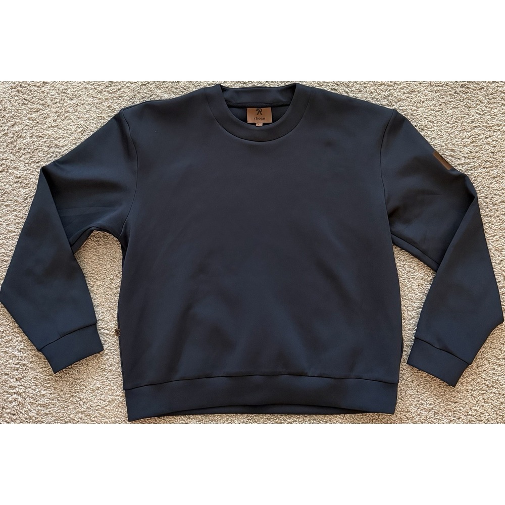Rhoan Equestrian Women's Riding Sweatshirt Black Size Large Polyester Spandex‎